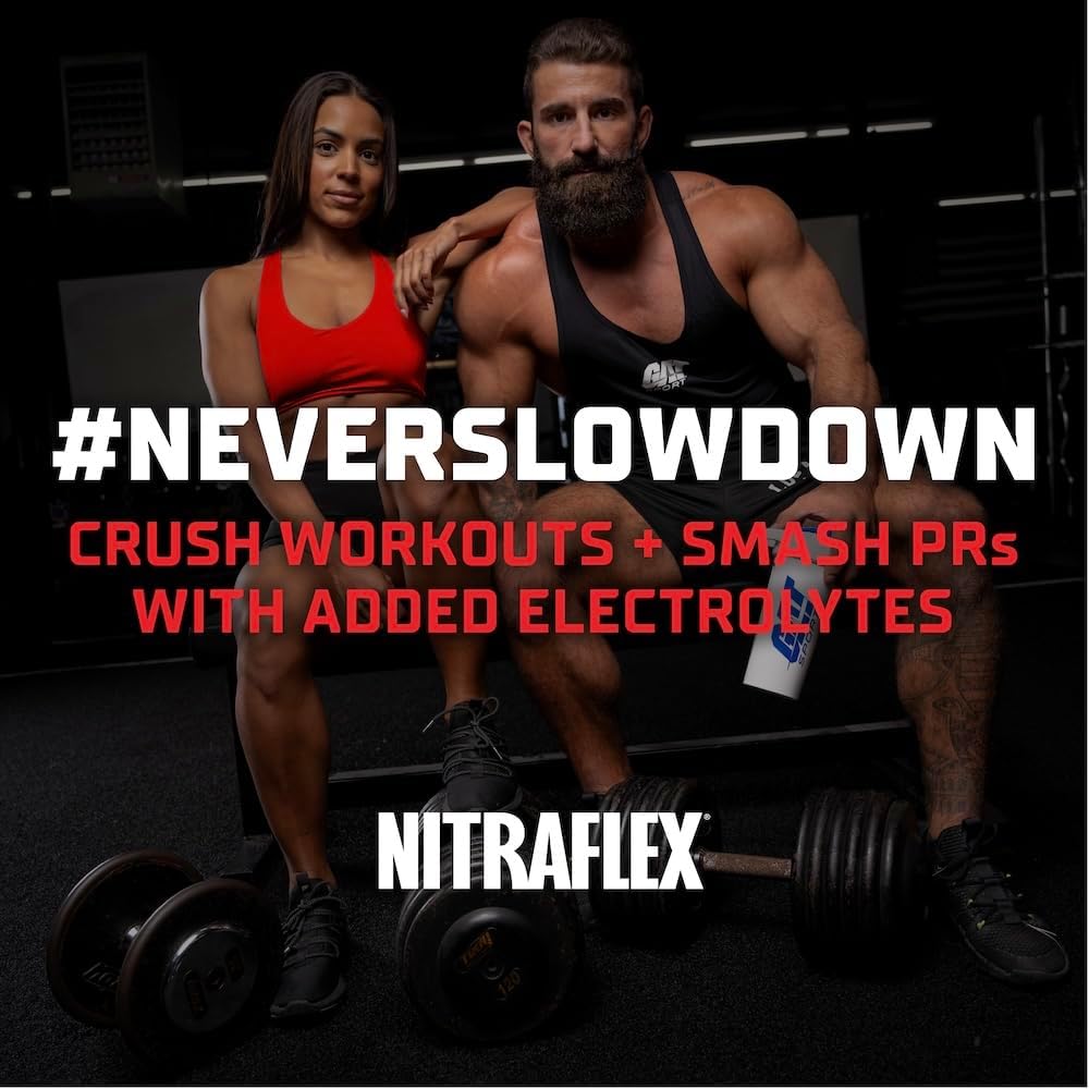 GAT SPORT Nitraflex Ultra Pre-Workout Supplement - Strawberry Watermelon Flavor, 30 Servings