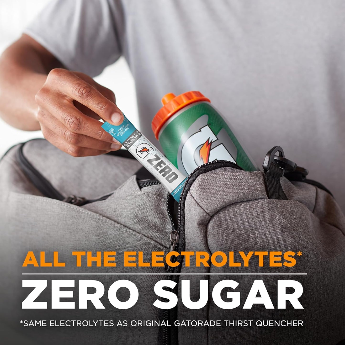 Gatorade G Zero Orange Powder Packets - 120 Count (0.10oz) Pack of 12