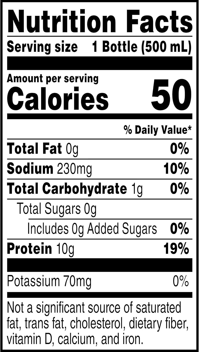 Gatorade Zero Glacier Cherry Liquid Electrolytes with 10g Whey Protein Isolate - 12 Pack of 16.9 Fl Oz Bottles