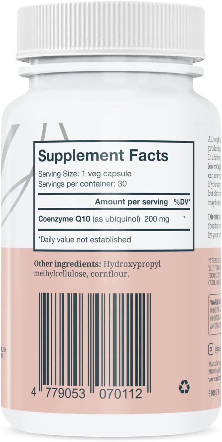 Generic Vitruvin Sport Recovery (Apigenin 2 x 50mg, COQ10 200mg, Resveratrol 500mg) Vegan, Non-GMO, Gluten-Free, Gelatin-Free.