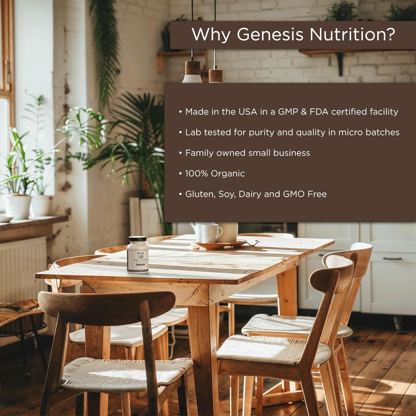 Genesis Nutrition Grass Fed Beef Liver with Reishi & Cordyceps Mushroom, Ginseng, Rhodiola - 4500mg Energy, Immune Support, Stress Relief - Total Wellness