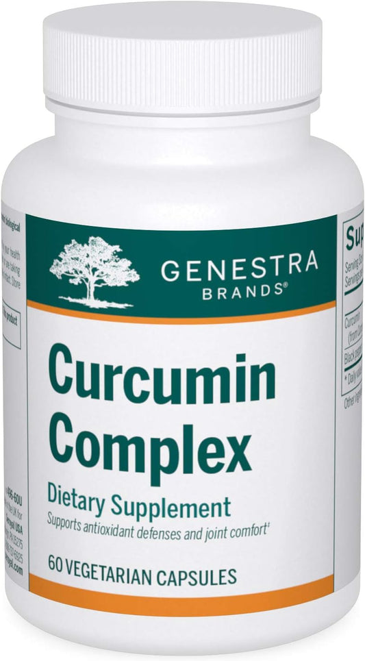 Genestra Brands Curcumin Complex with Black Pepper | 60 Capsules | Turmeric Supplement