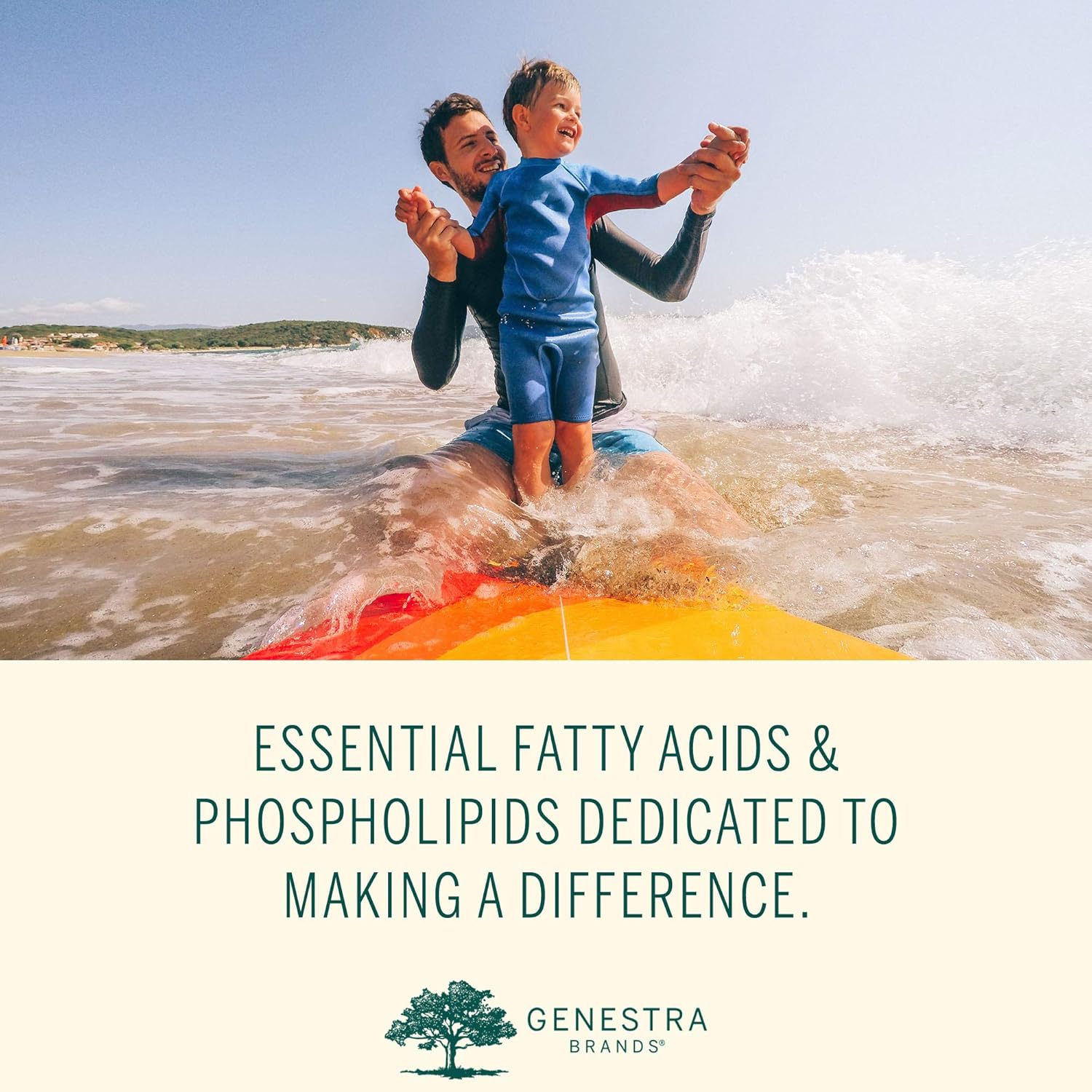 Genestra Brands Super EFA Forte Capsules | Omega-3 Fish Oil Blend for Cognitive, Cardiovascular, and Joint Health | 60 Softgels