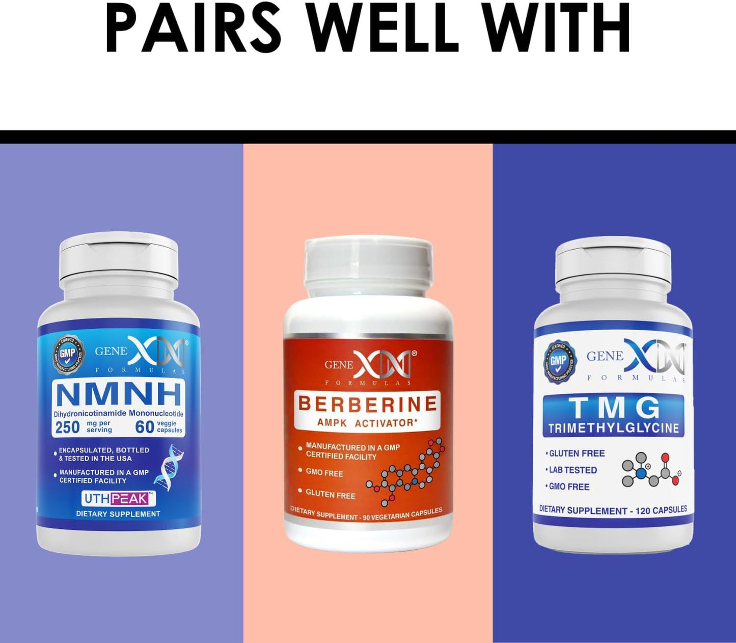 Genex Formulas Trans Resveratrol 1000mg Capsules with Bioperine Extract - Pharmaceutical Grade Trans-Resveratrol - GMP & NSF Certified - 120 Count