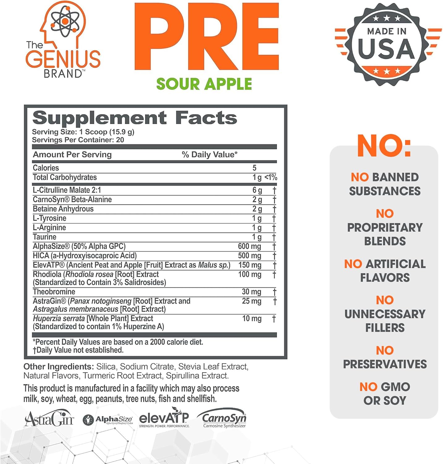 Genius Brand Hydration & Performance Bundle: Electrolyte Booster & Nootropic Pre-Workout Powder