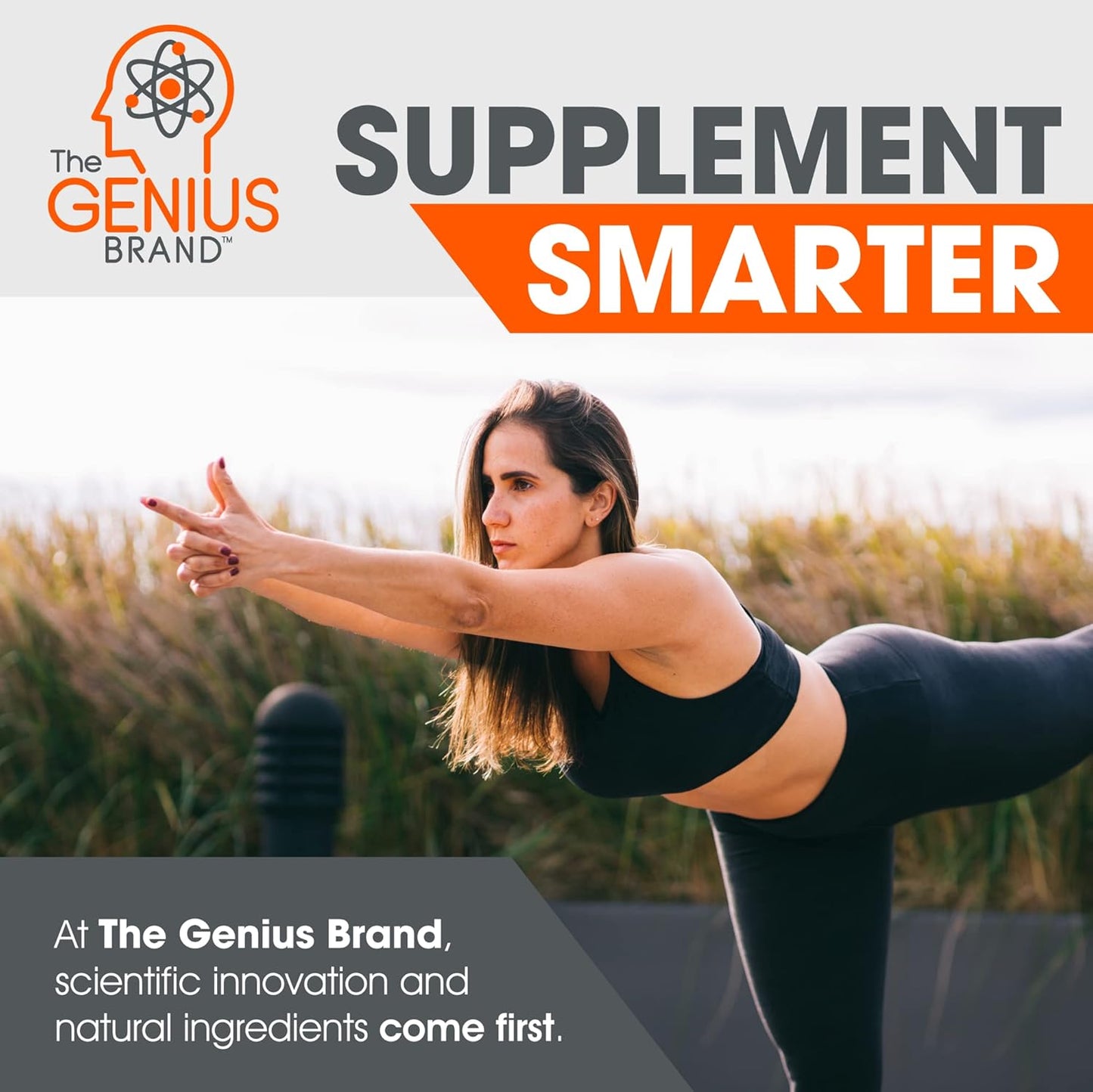 Genius Heart Supplement - 60 Veggie Pills for Natural Cholesterol & Blood Pressure Support with Grape Seed Extract, Vitamin K2, CoQ10
