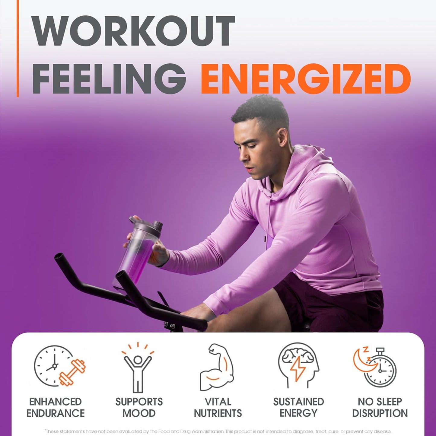 Genius Pre Workout Powder, Grape Limeade - Natural Nootropic & Caffeine-Free Nitric Oxide Supplement