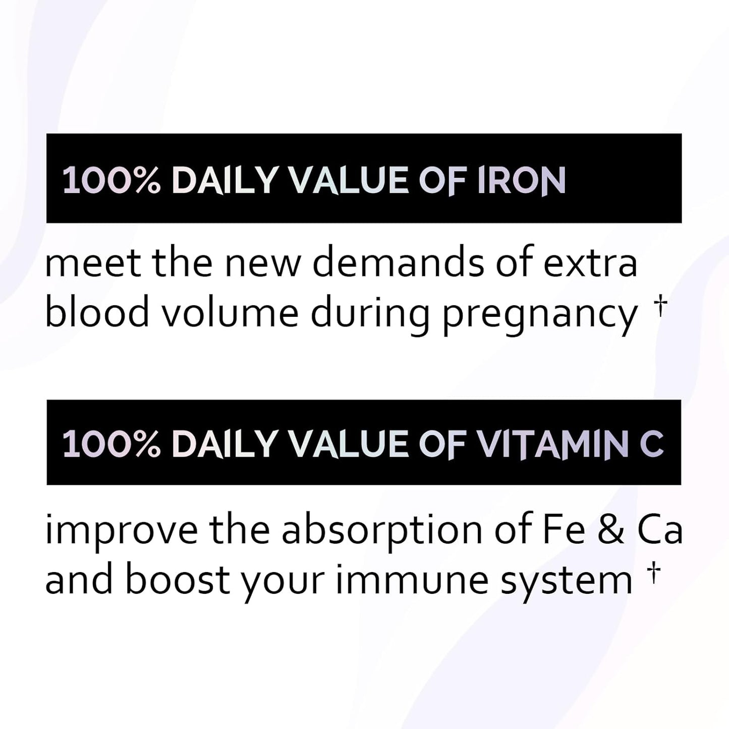 Gentle Iron Supplement with Vitamin C for Pregnancy, 100% Daily Value, Blood Builder, Vegan Capsules - Undone by Nature