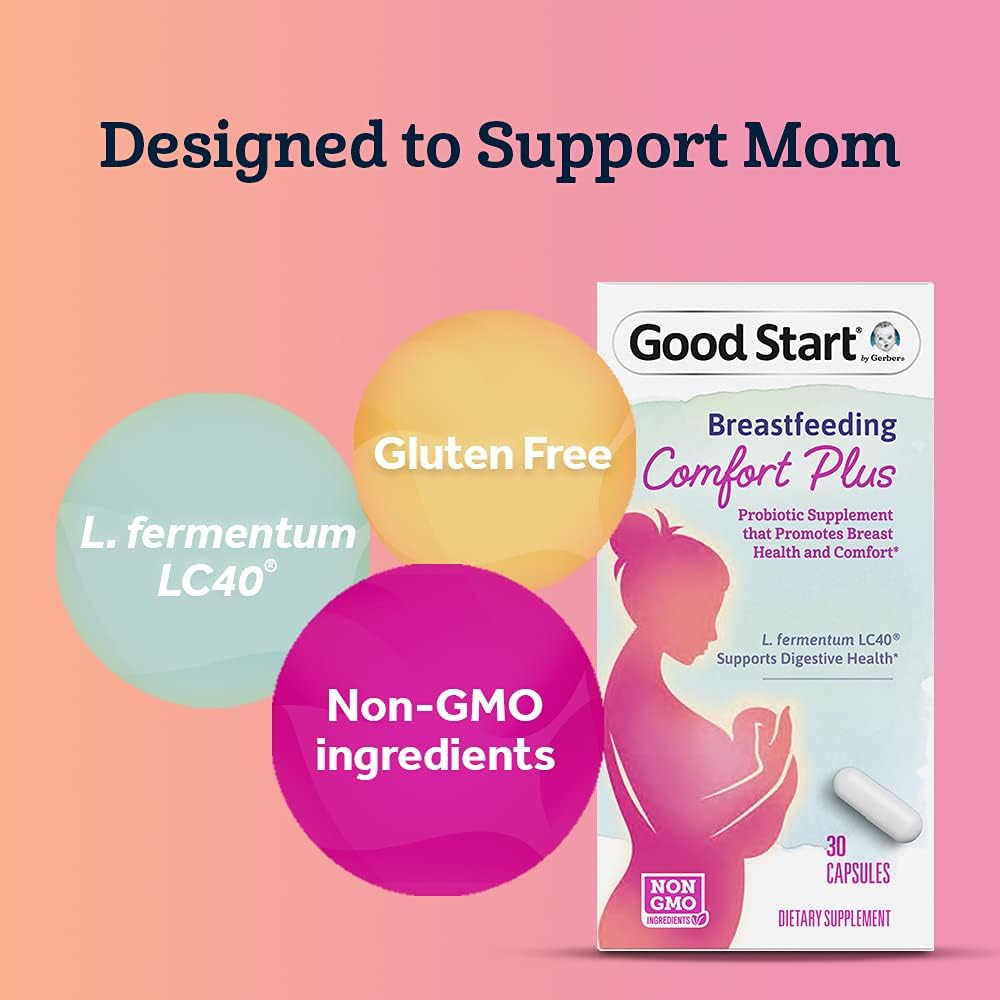 Gerber Good Start Probiotic Supplement, Breastfeeding Comfort Plus, 30 Capsules