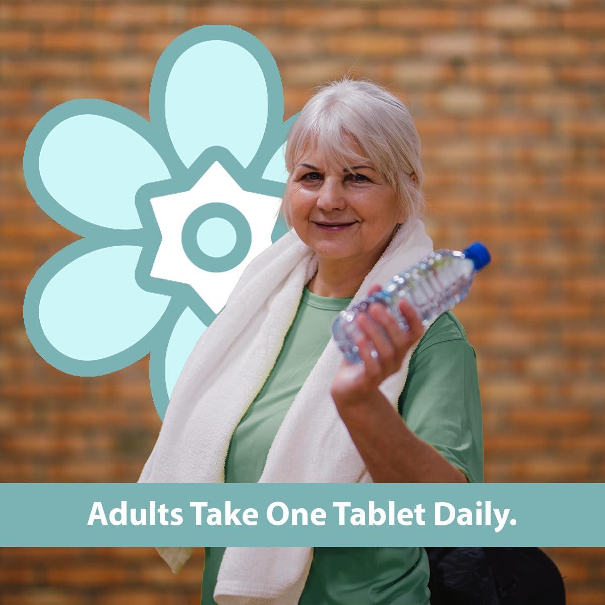 GeriCare Zinc Sulfate 220mg Dietary Supplement - 60 Count Bottle