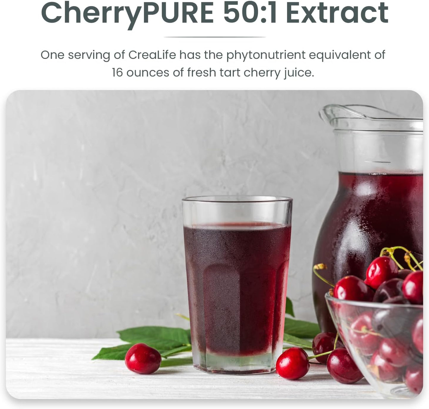 German Micronized Creatine with USA Tart Cherry and Vitamin B6 - Pre and Post Workout Supplement, Tart Cherry Lime Flavor, Caffeine-Free Energy for Body and Mind