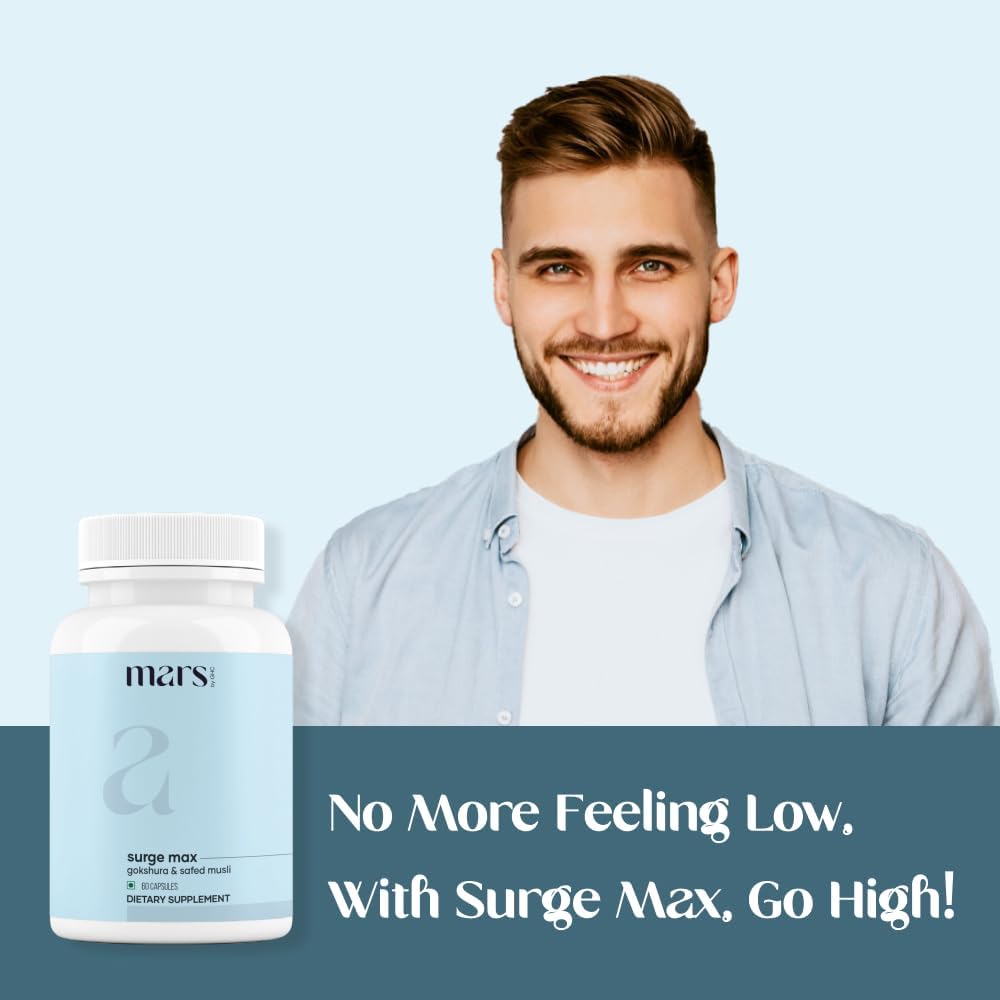 GHC Surge Max Natural Caps - Mars (60 N) | Ayurvedic Formulation for Overall Well Being | Good Health Co.