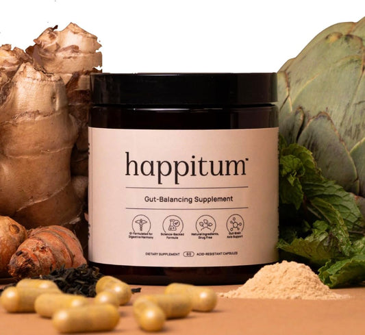 GI-Formulated Gut Calming Supplement for Bloating & Digestion Support - Happitum™