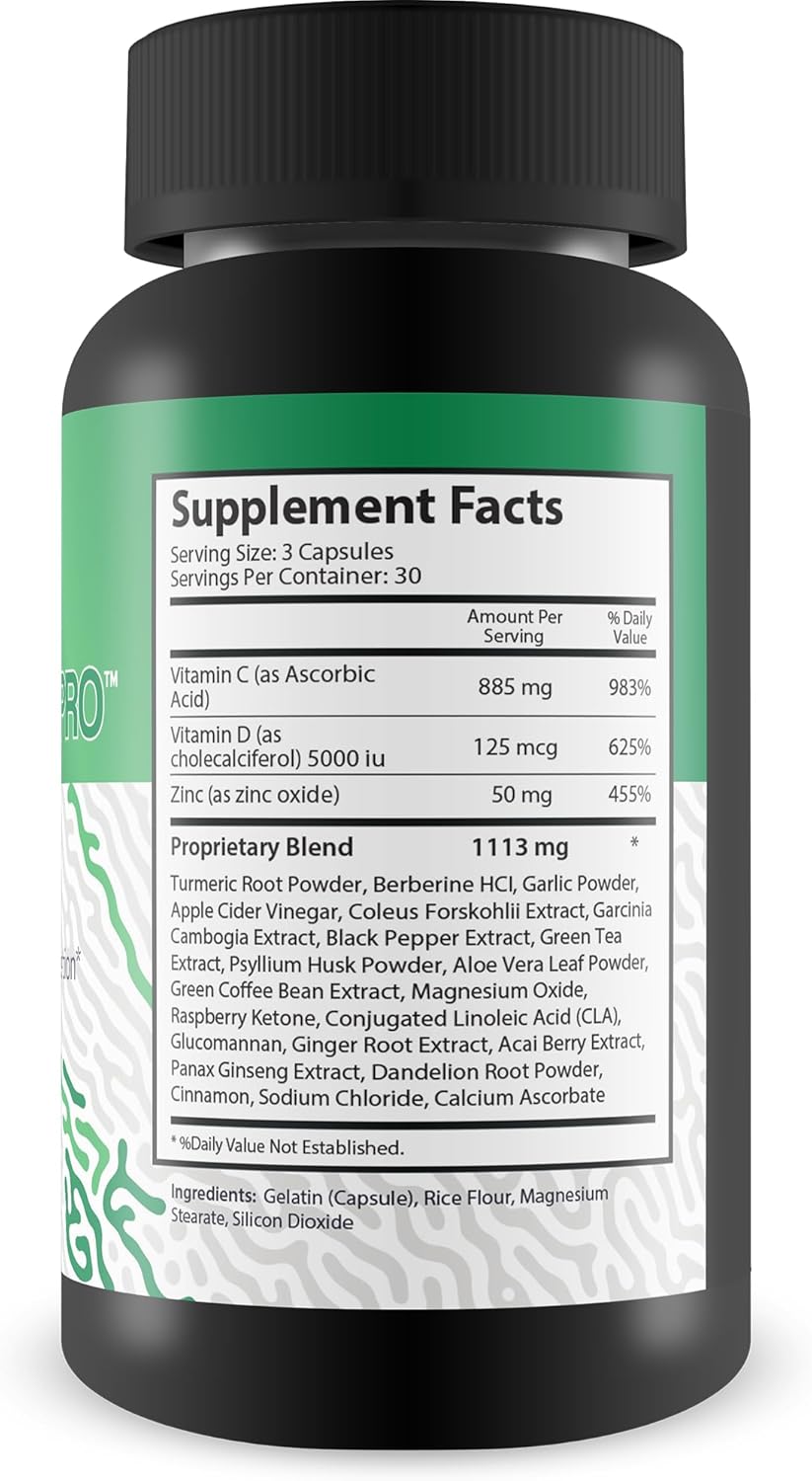 GI Revitalize Pro: Gut Health Supplements for Improved Digestion, Nutrient Absorption, and Regularity - Vitamin D, Psyllium, Immune Support