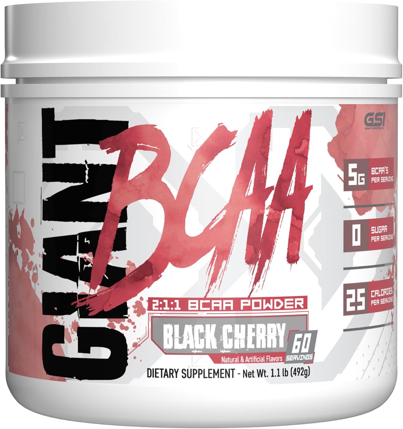 Giant Performance Edge BCAA - 60 Servings in Black Cherry Flavor