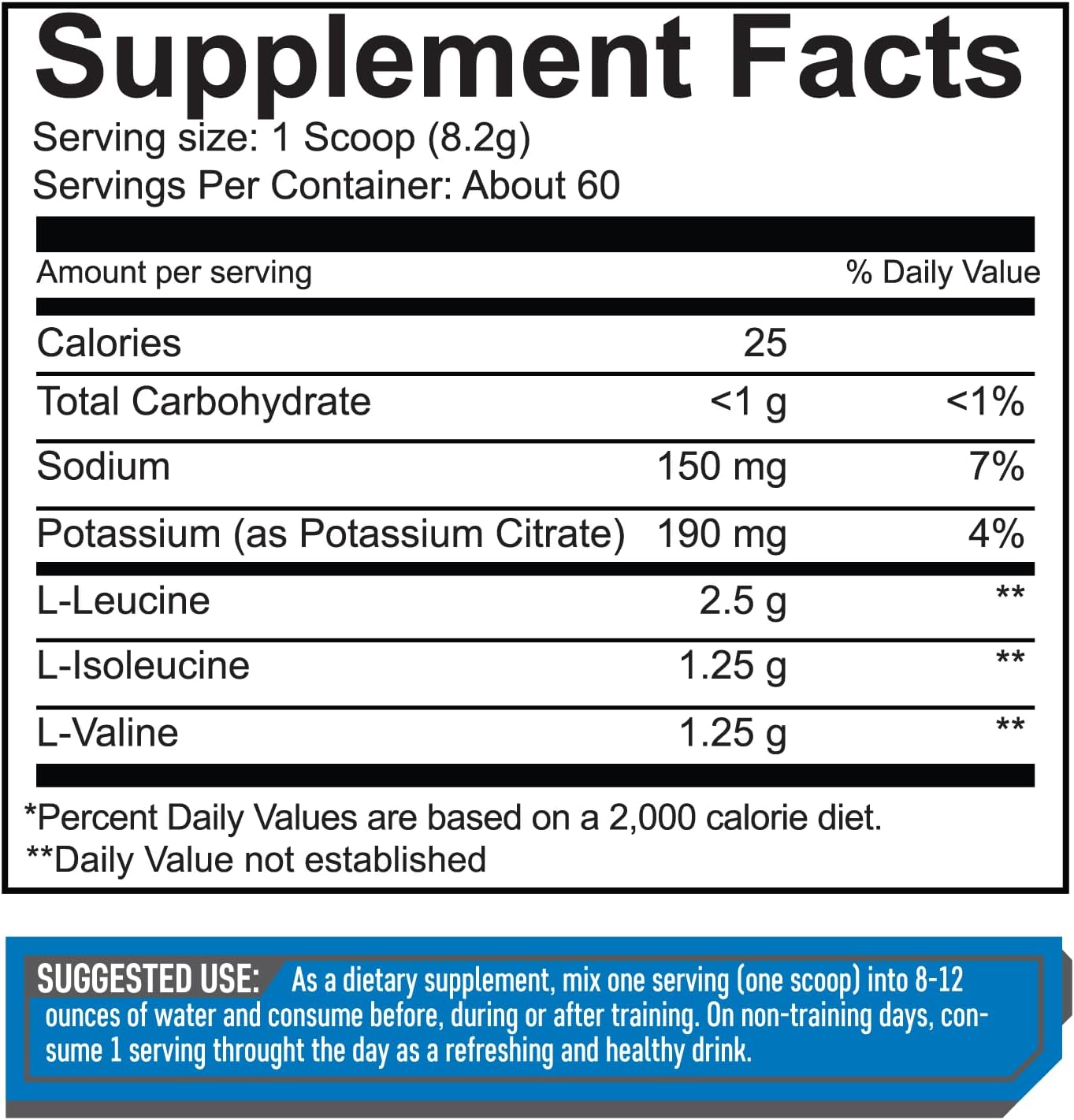 Giant Performance Edge BCAA Watermelon Flavor - 60 Servings, Boost Performance & Recovery