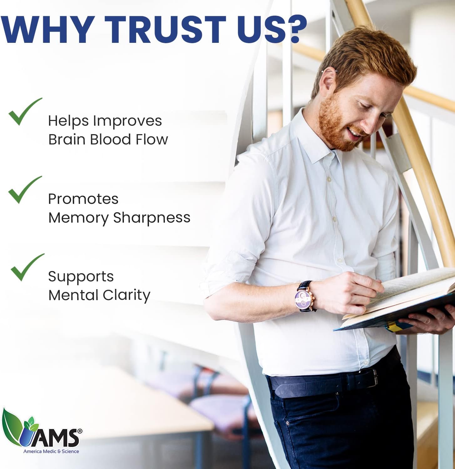 Ginkgo Biloba 60mg Softgels for Brain Boost | Herbal Mind Enhancer Supplement for Men & Women | America Medic & Science