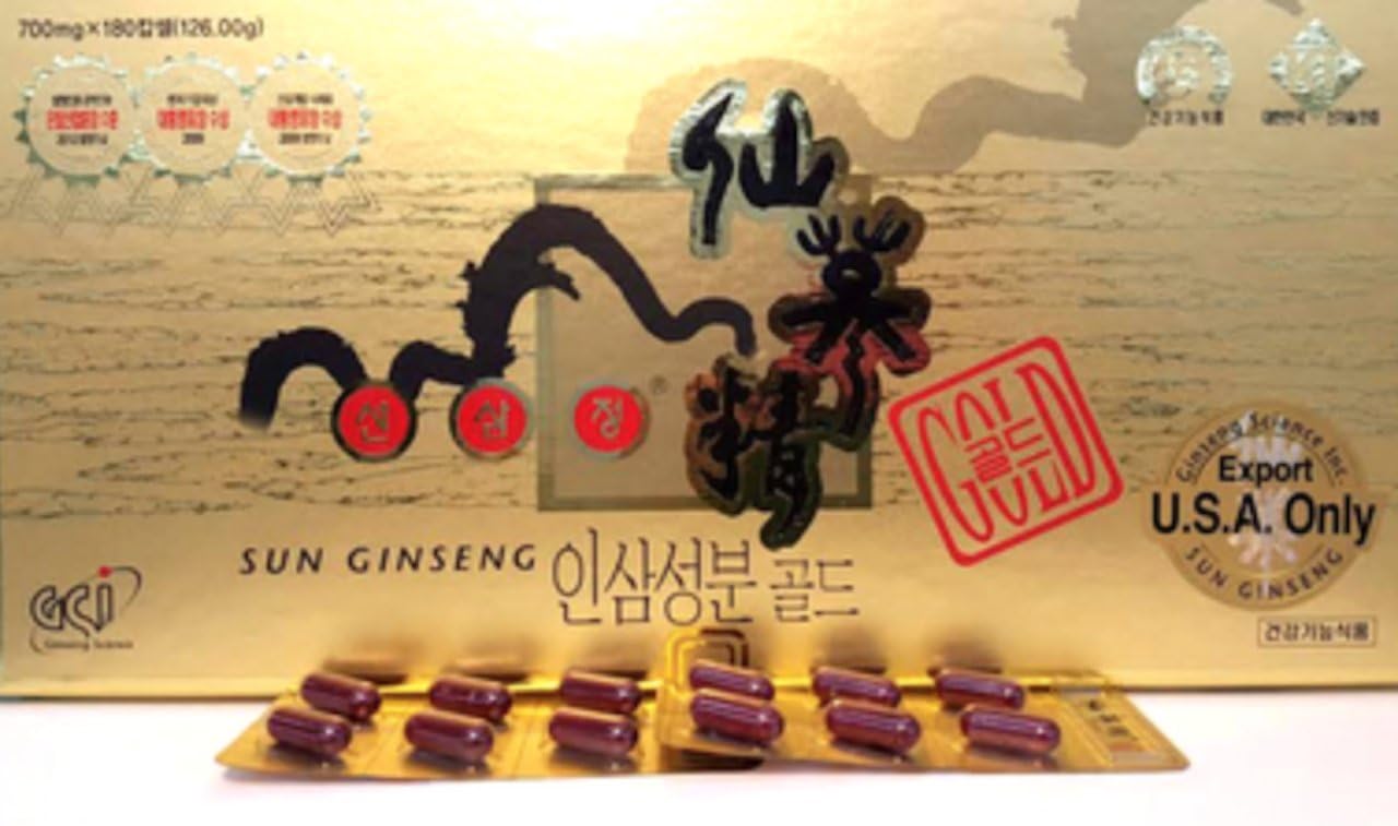 Ginseng Science Sun Ginseng Gold (30 Blisters) - Boost Immune System and Fight Fatigue