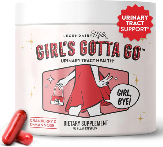 Girl’s Gotta Go™ - UTI Support Supplement with Cranberry and D-Mannose for Women, 30 Servings