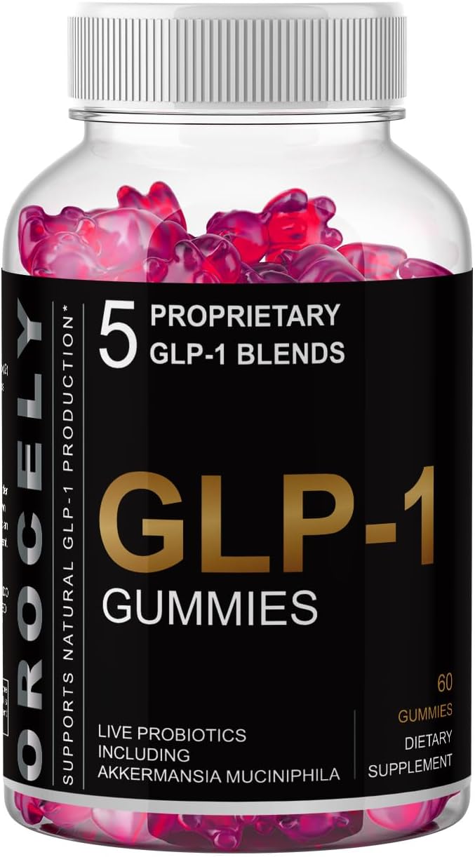 GLP-1 Probiotic Gummies for Men & Women - 60 Count (1-Pack) - Sugar-Free GLP 1 Supplement