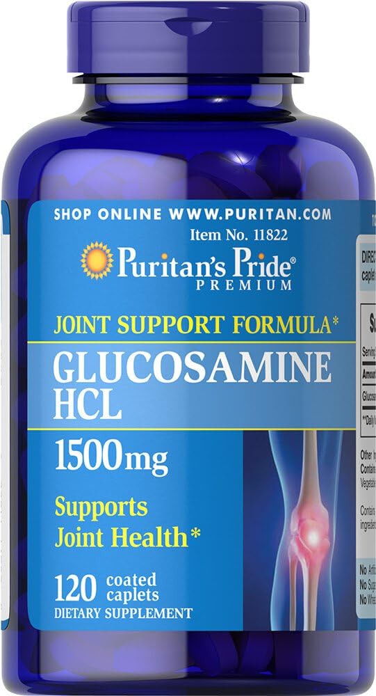 Glucosamine 1500 mg Caplets by Puritan's Pride - 120 Count