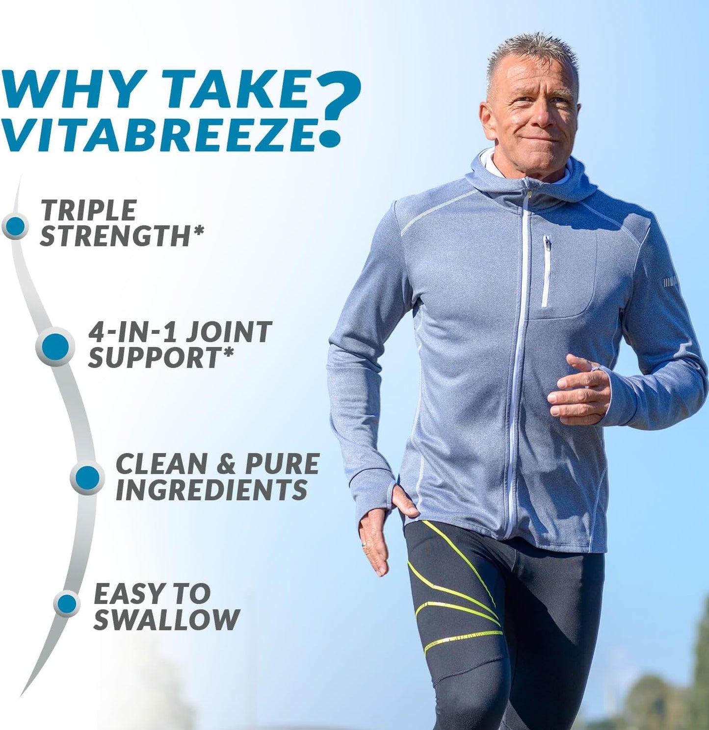 Glucosamine Chondroitin, MSM & Turmeric Supplement - 248 Capsules by VitaBreeze