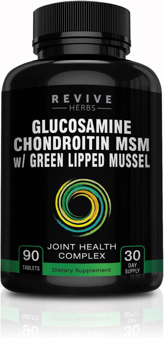 Glucosamine Chondroitin MSM with New Zealand Green-Lipped Mussel for Joint Flexibility & Cartilage Health