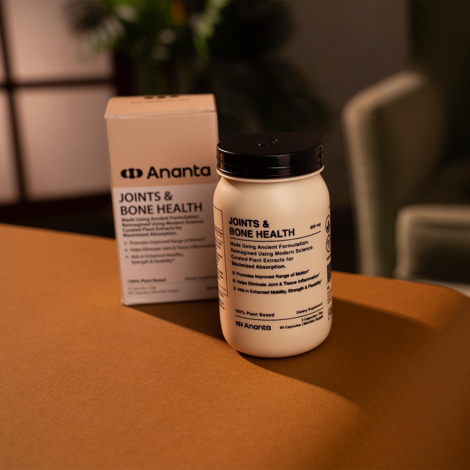 Glucosamine Sulfate MSM Supplement for Joint & Bone Health - Supports Mobility, Strength, Flexibility - Vegan Capsules for Men & Women (90 Count)