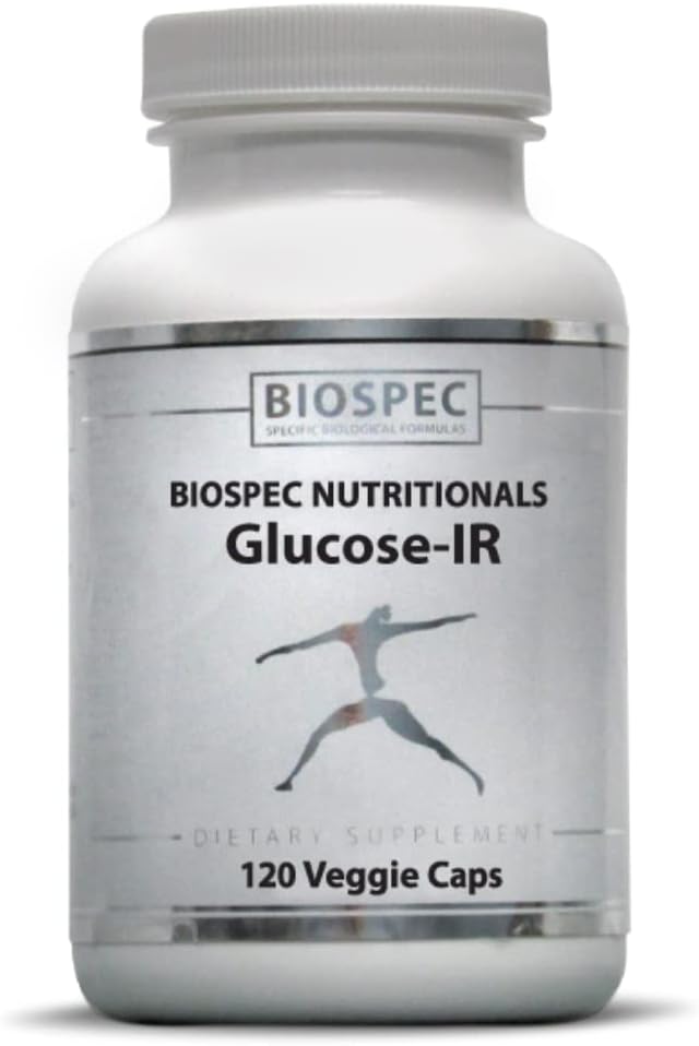 Glucose-IR Supplement with Cinnamon Extract, Chromium, Berberine, and Biotin - 120 Capsules