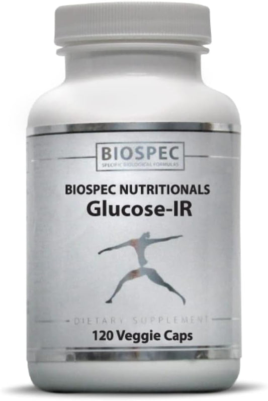 Glucose-IR Supplement with Cinnamon Extract, Chromium, Berberine, and Biotin - 120 Capsules