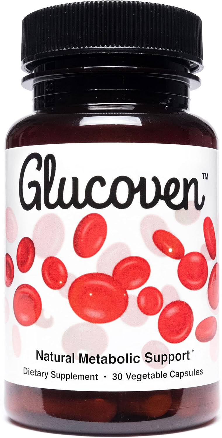 Glucoven Natural Metabolic Support Supplement - Non-GMO, Vegan, Gluten-Free Formula