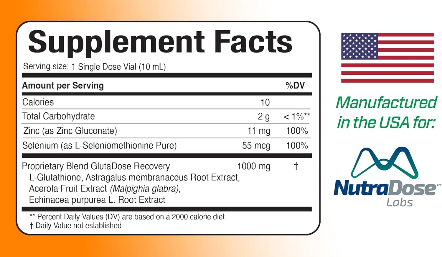 GlutaDose Immune Boost & Daily Detox Bundle with Glutathione, Astragalus, Echinacea, Acerola, Selenium, Zinc - Liquid Supplements for Cold & Flu Recovery