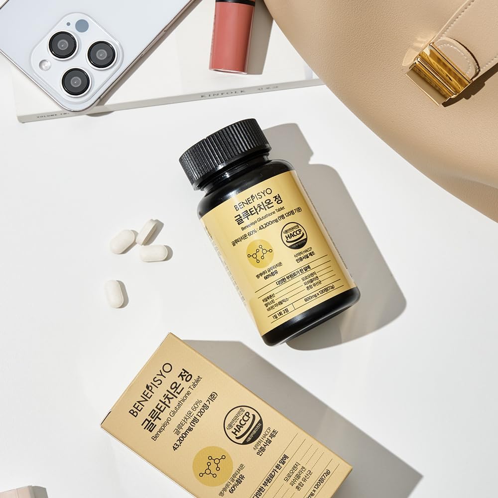 Glutathione Tablets - 2 Months Supply - Benepisyo - 120 Tablets - 글루타치온