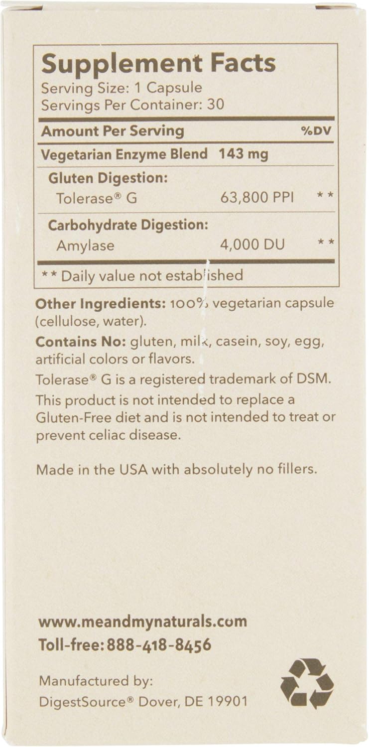 Gluten Assist Dietary Enzyme Supplement for Digestive Support