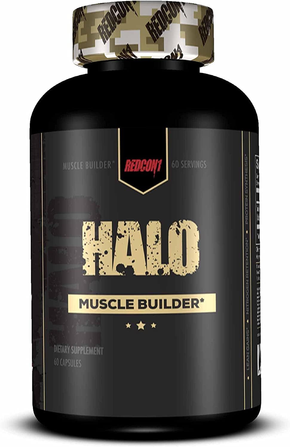 Gluten Free Keto Friendly Muscle Building Supplement with Chinese Smilax Root Extract - 60 Capsules