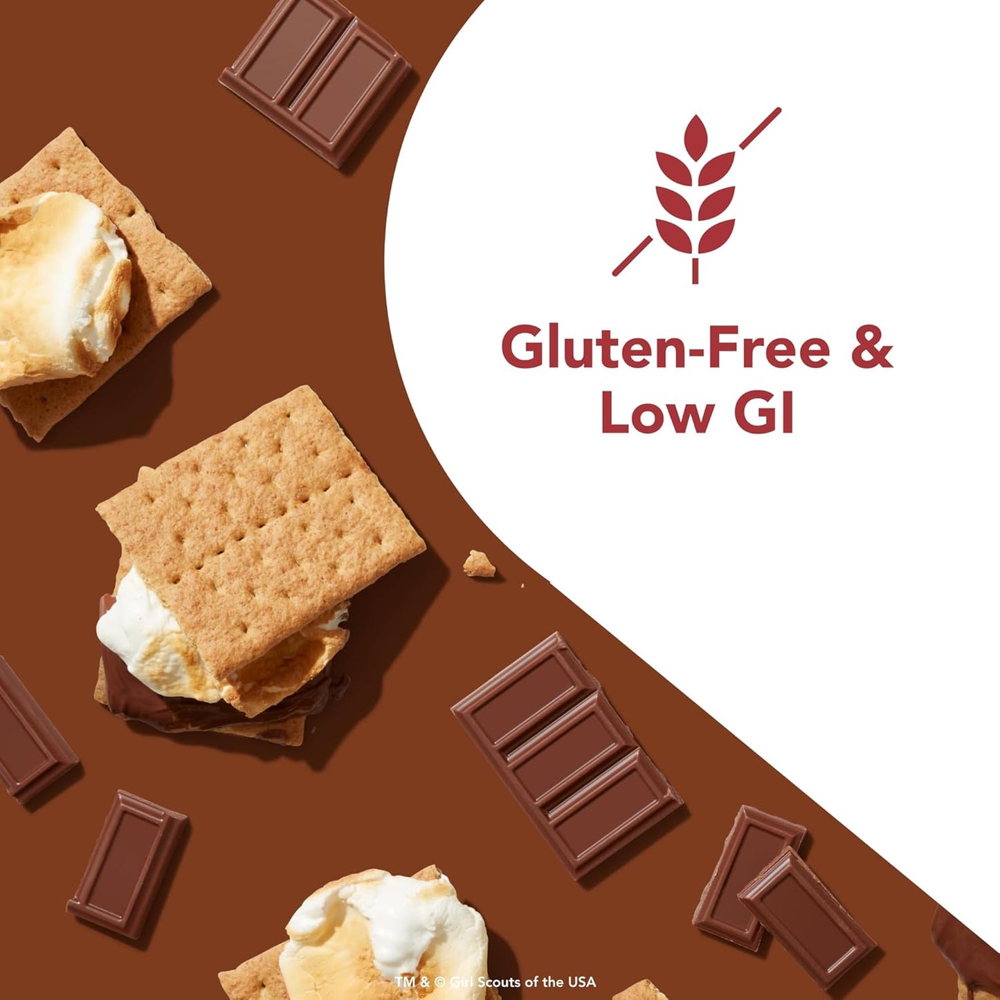 Gluten-Free think! Minis Protein Snack Bars in Girl Scouts S'mores Flavor - Pack of 15