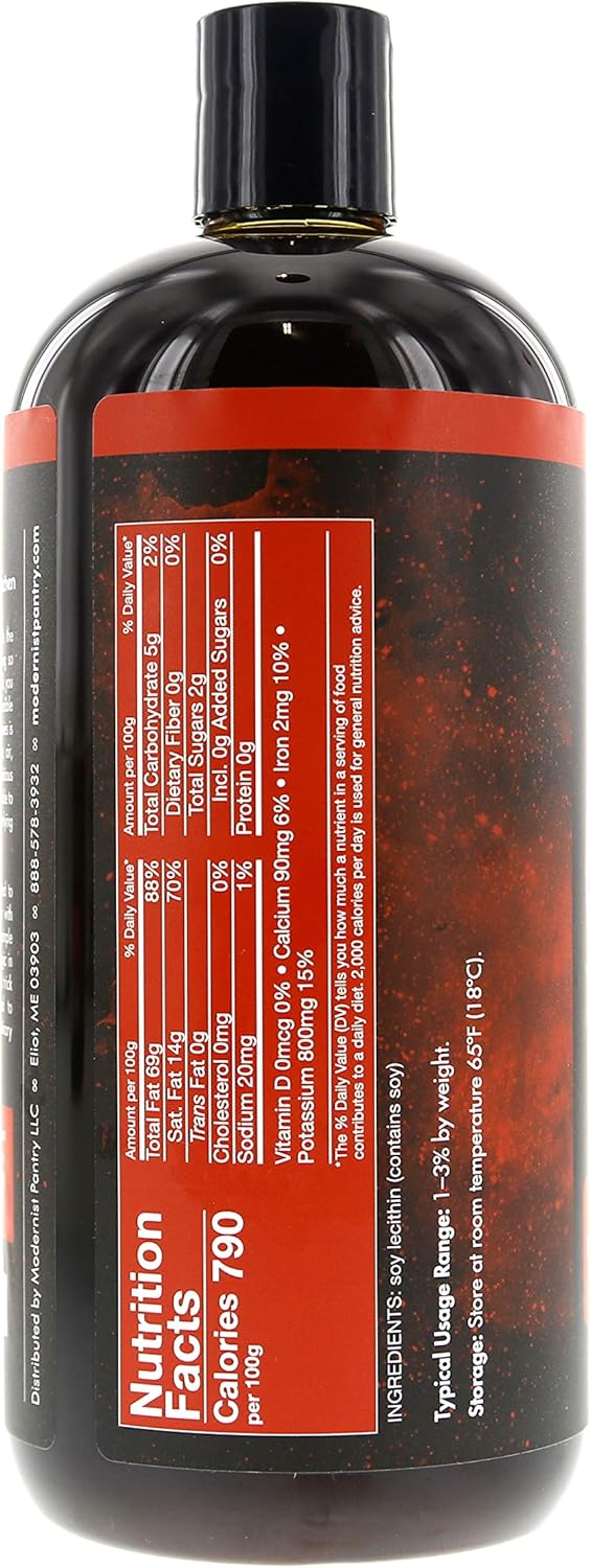 Gluten-Free Vegan Liquid Soy Lecithin - 1L/33.8oz - Modernist Pantry Pure - OU Kosher Certified