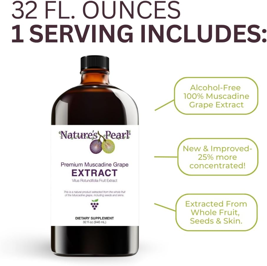 Gluten-Free Youngevity Nature's Pearl Premium Muscadine Grape Extract Supplement