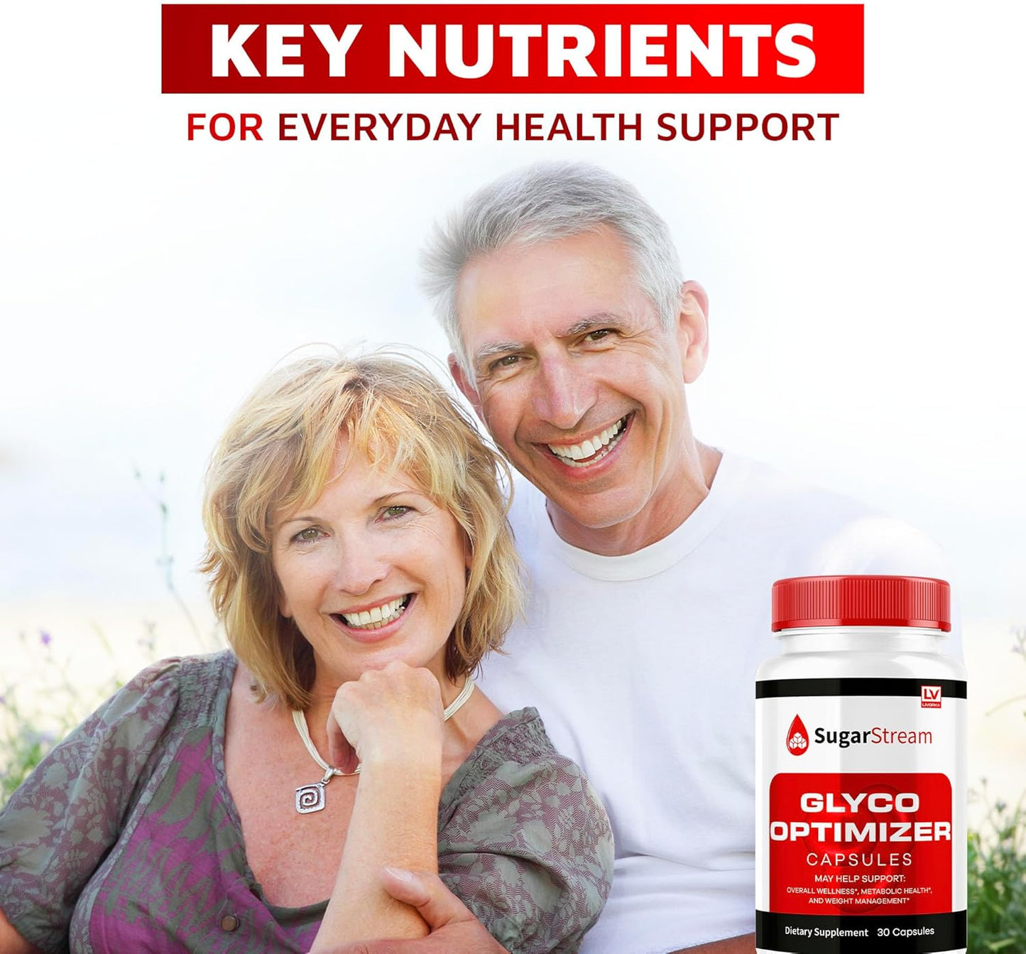 Glyco Optimizer Capsules for Blood Sugar Support - Advanced Formula with Vitamins - 30 Day Supply