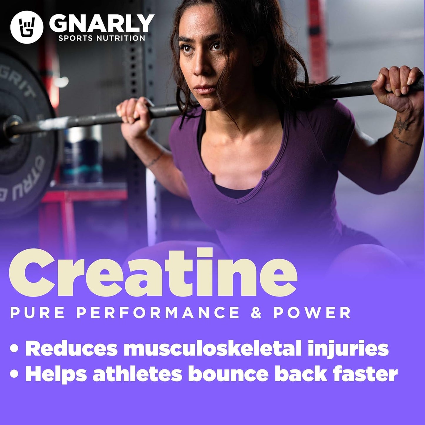 Gnarly Nutrition Creatine Powder Bundle: Unflavored (16.05oz) & Mango Preworkout (14.82oz)