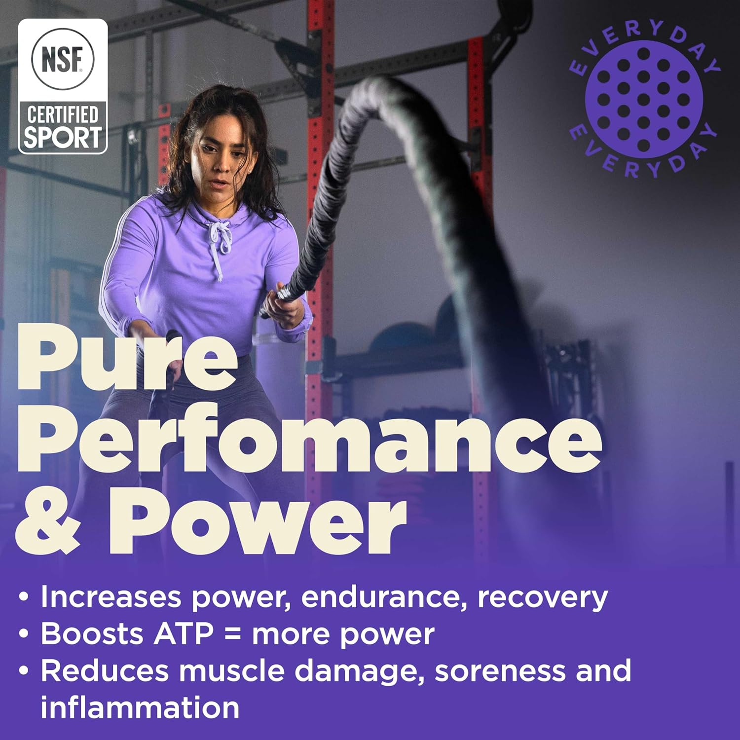 Gnarly Nutrition Unflavored Creatine Powder (16.05oz) & Caffeine-Free Strawberry Lemonade Preworkout (14.82oz)