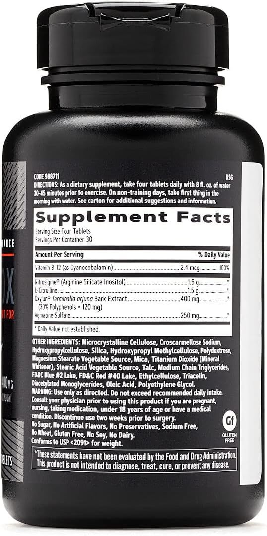 GNC AMP Ultra Nox - Advanced Nitric Oxide Booster for Enhanced Performance and Recovery