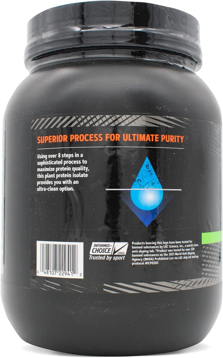 GNC AMP Vegan Nature-Based Protein: Strawberry Banana Flavor for Muscle Growth & Athletic Performance - 28 Servings