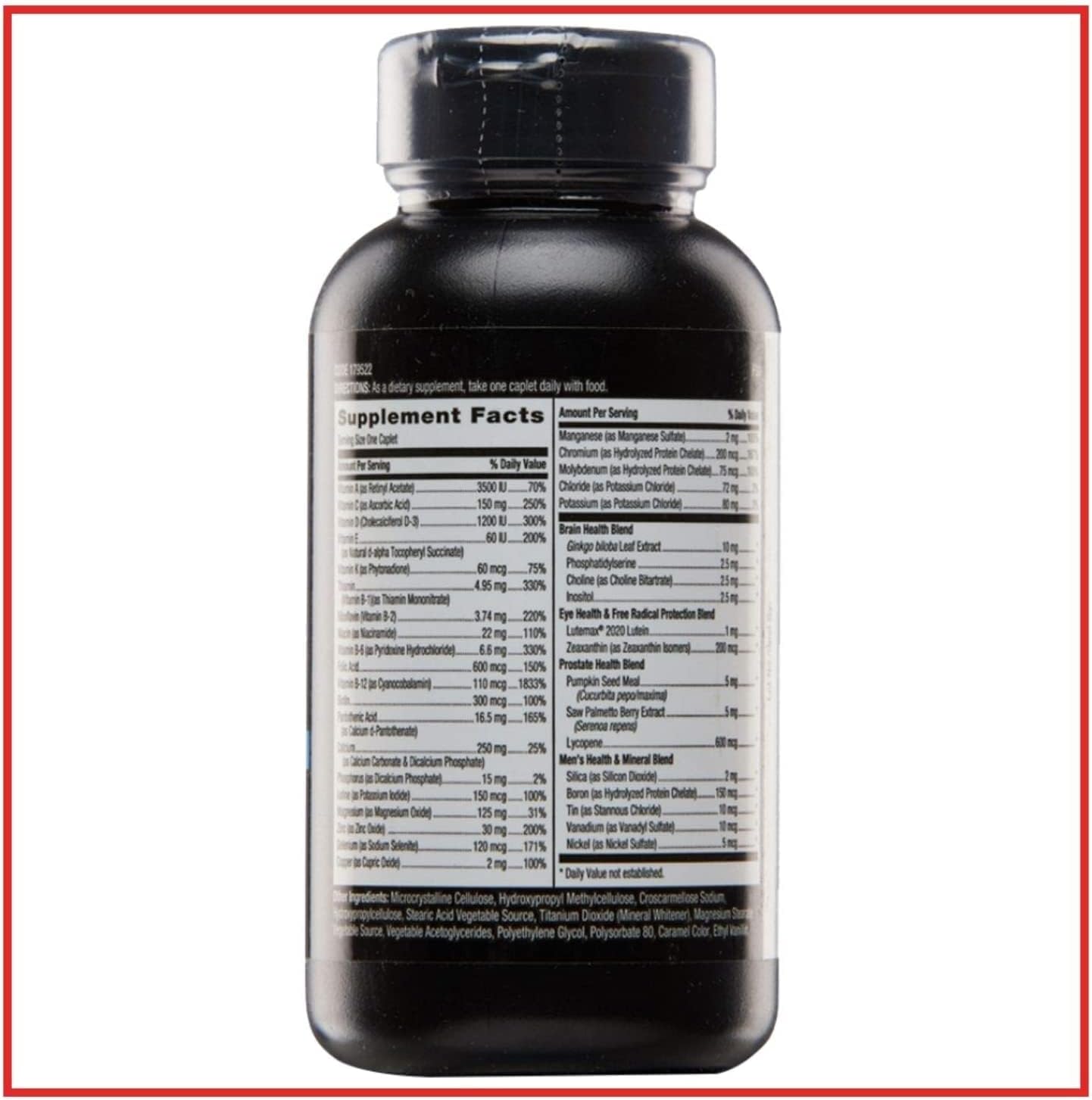 GNC Mega Men 50 Plus One Daily Capsules - 60 Count
