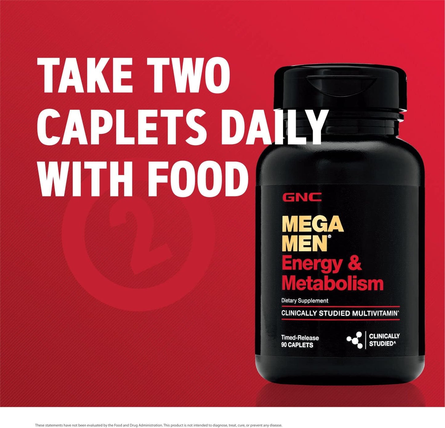 GNC Mega Men Energy & Metabolism Multivitamin - 180 Count for Boosted Energy, Metabolism, Antioxidants, and Calorie Burn