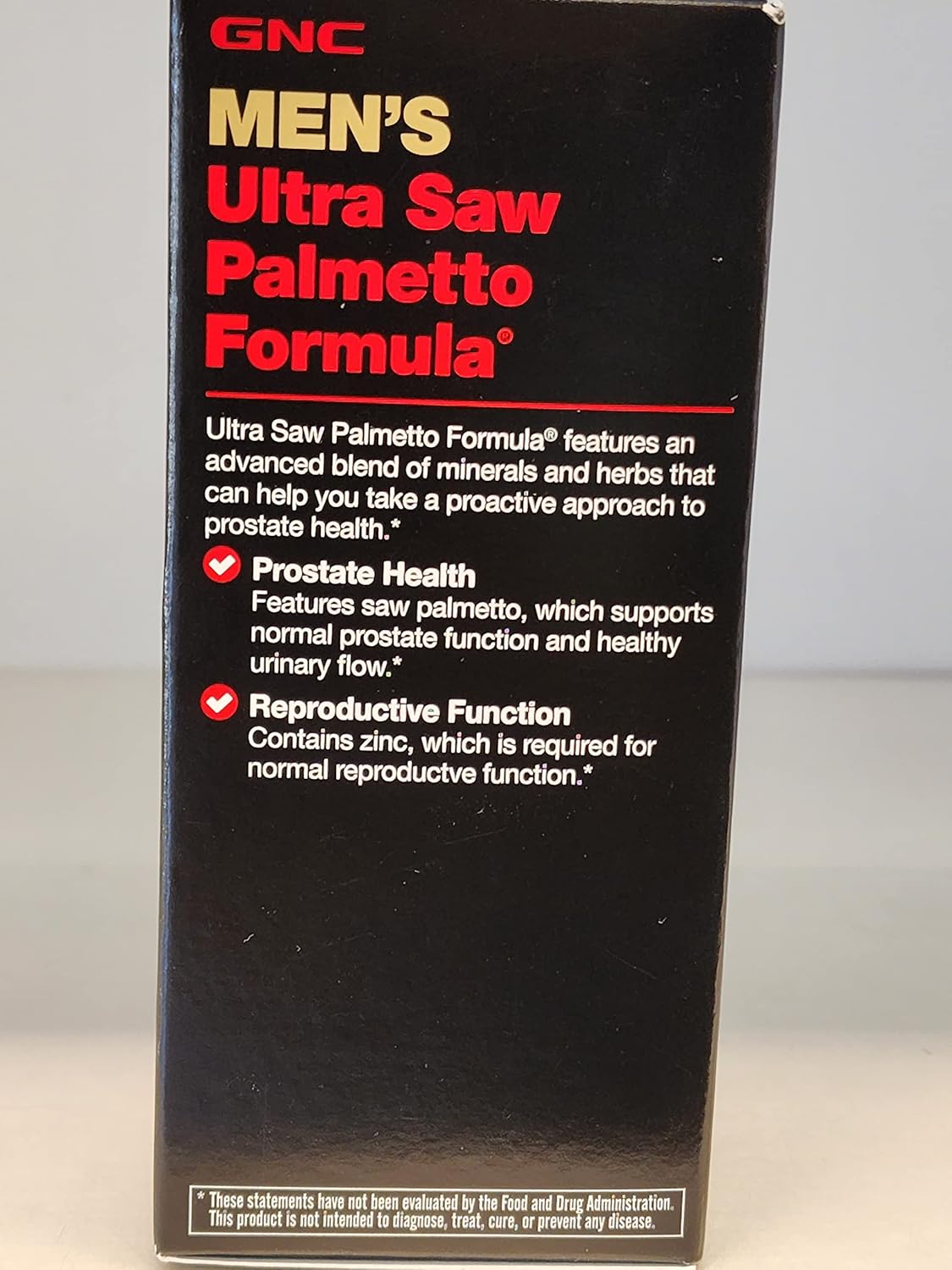 GNC Men's Ultra Saw Palmetto Formula Softgels - 120 Count for Prostate Health