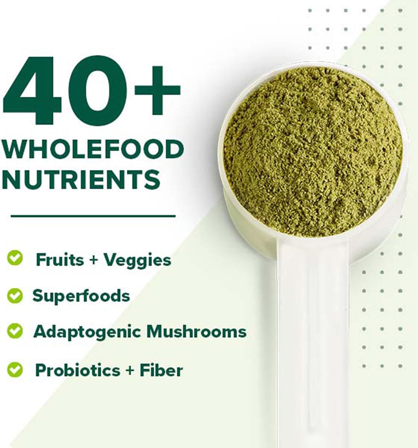 GNC Superfoods Vital Greens Powder with Probiotics and Fiber for Gut Health | Gluten-Free Vegan Plant-Based Formula | Mango Flavor | 30 Servings