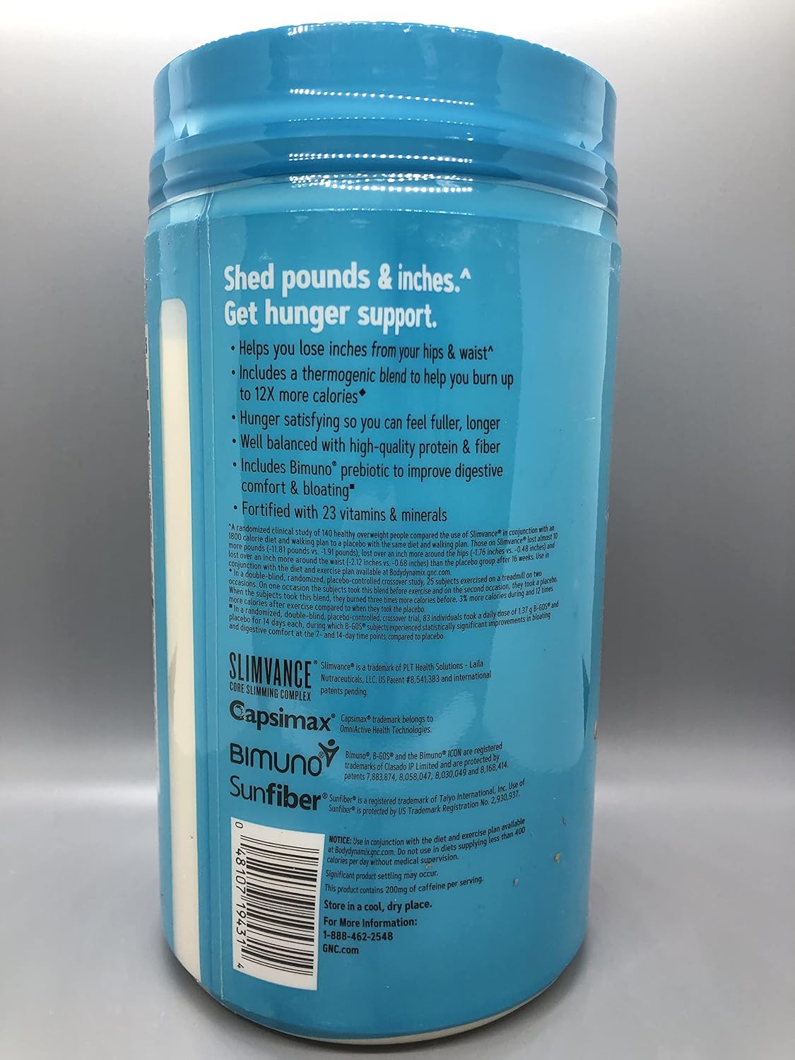 GNC Total Lean Lean Shake + Slimvance Strawberry Banana Weight Loss Protein Powder - 20 Servings with 200mg Caffeine