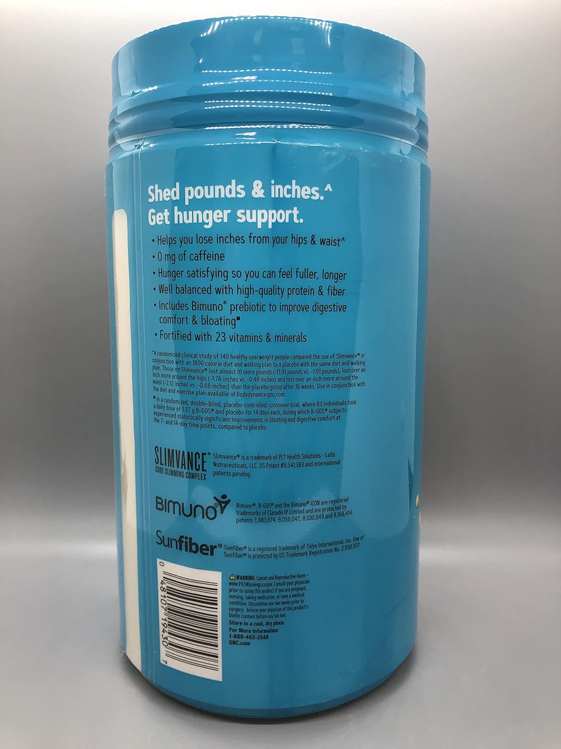 GNC Total Lean Shake + Slimvance Vanilla Carmel Protein Powder - Caffeine Free, Supports Weight Loss - 20 Servings
