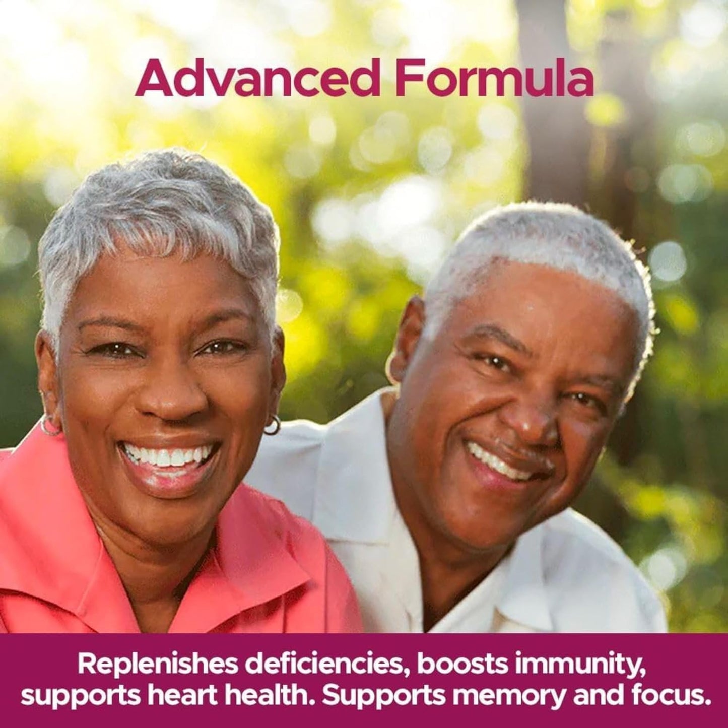 GNetX Sequence Multivitamins for Men Over 50 - Promotes Immune Health, Heart Function, and Blood Pressure - African American Formula